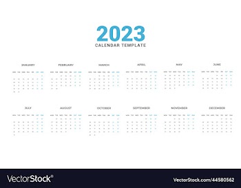 calendar 2023 week start sunday corporate design