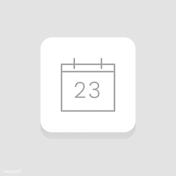 Calendar button icon vector | Free stock vector - 249414
