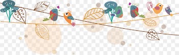 Calendar Common year - Happy bird vector 