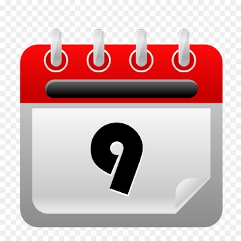 Calendar date Icon - 9 Calendar 
