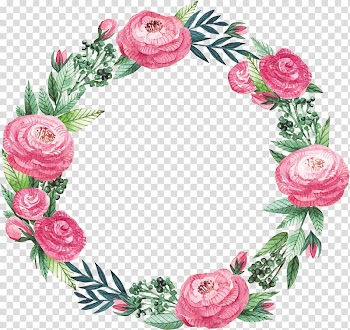 Calendar Etsy February Caledon FM, floral wreath transparent background PNG clipart