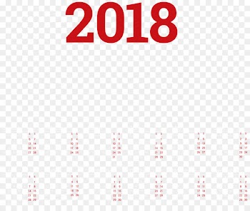 Calendar Euclidean vector Column Stock illustration Illustration - 2018 Calendar Transparent Clip Art PNG Image 