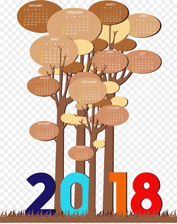 Calendar Euclidean vector Icon - Creative forest 2018 calendar template 