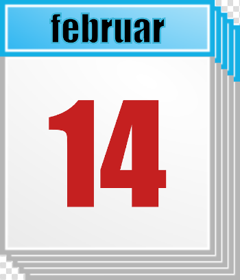Calendar February 14 - Free vector graphic on Pixabay