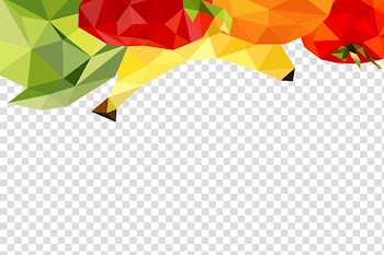 Calendar Fruit, Colorful geometry transparent background PNG clipart