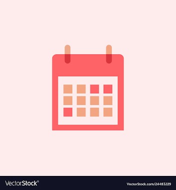 Calendar icon best icon with flat design vector image