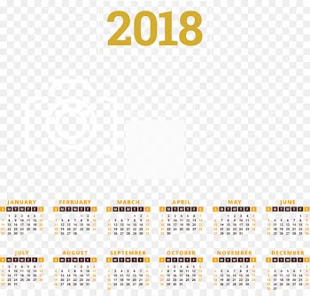 Calendar Icon - Vector 2018 calendar 