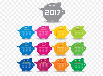 Calendar Illustration - Lovely 2017 calendar 