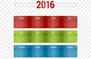 Calendar Microsoft Outlook Image file formats Computer file - Transparent Nice 2016 Calendar PNG Image 
