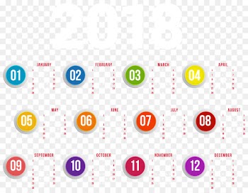 Calendar New Year Clip art - 2018 Calendar Transparent PNG Clip Art 
