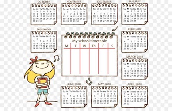 Calendar Paper Euclidean vector - Loose leaf paper hand-painted calendar template 