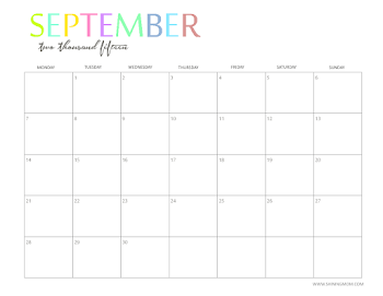 Calendar PNG September 2015 Transparent Calendar September 2015 ...