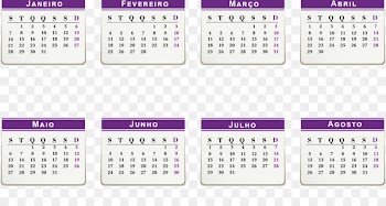 Calendar - portugues 