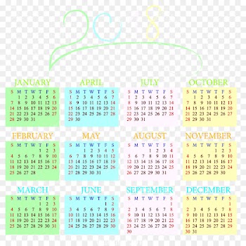 Calendar Spanish Stock photography Illustration - Chalk word 2018 calendar 