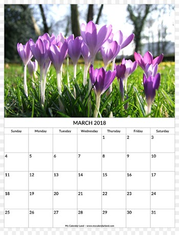 Calendar Spring 0 1 Gardening - 2018 monthly calendar 