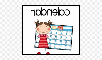 Calendar Time Clipart Png - Flat Stanley Girl Template