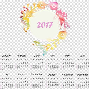 Calendar Watercolor painting Time Personal organizer, Hand-painted watercolor calendar transparent background PNG clipart