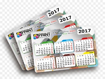 Calendario de bolsillo Printing Pocket Almanac - abanico poster 