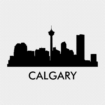 Calgary Skyline Decal - PhotoMal.com