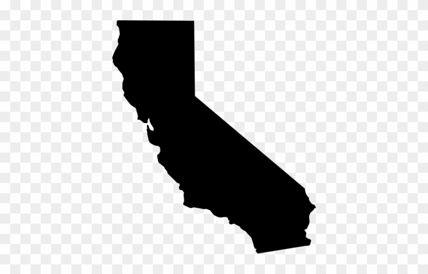California Black Map Png Png Images - California State Vector