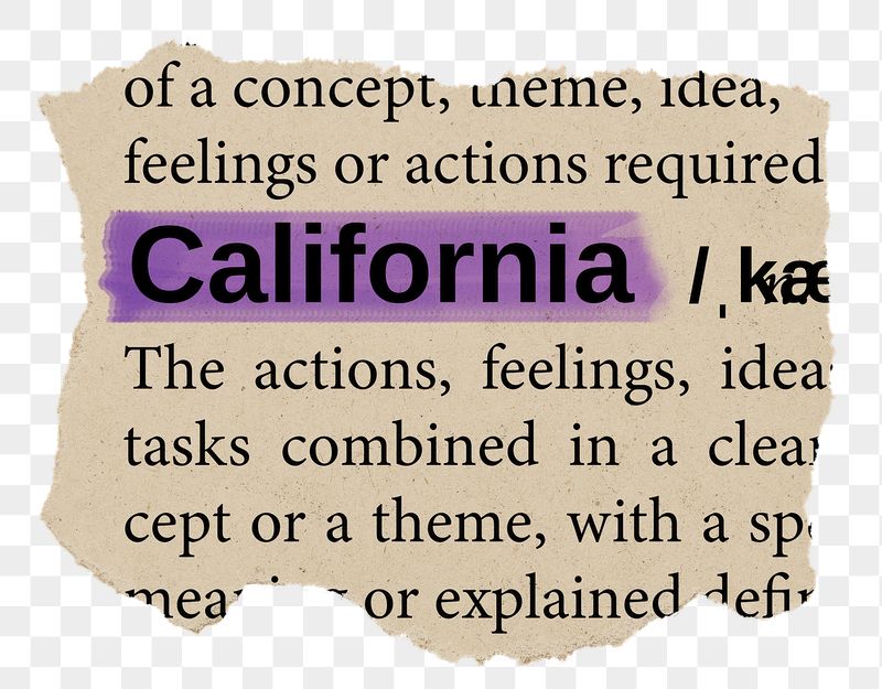 California png word sticker, torn | Free PNG - rawpixel