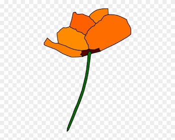 California Poppy Clip Art At Clker - California State Flower Clipart