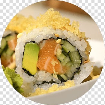California roll Gimbap Sushi Makizushi Maki My Way, sushi transparent background PNG clipart