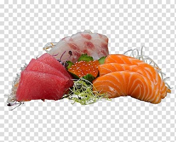 California roll Sashimi Smoked salmon Lox Sushi, sushi transparent background PNG clipart