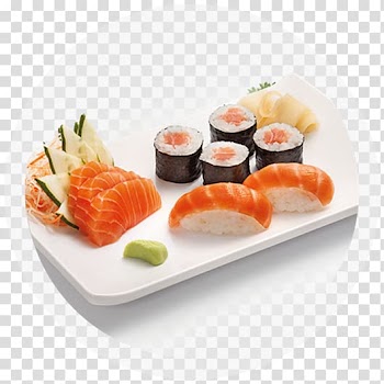 California roll Sashimi Smoked salmon Sushi Onigiri, sushi transparent background PNG clipart