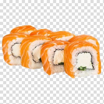 California roll Smoked salmon Sashimi Sushi Makizushi, sushi transparent background PNG clipart
