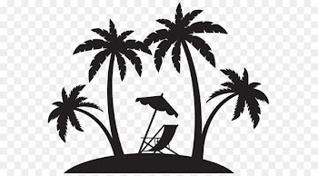 California State University, Long Beach Los Angeles White House Black Market The Center Long Beach - Palms and Beach Chair Silhouette PNG Clip Art 