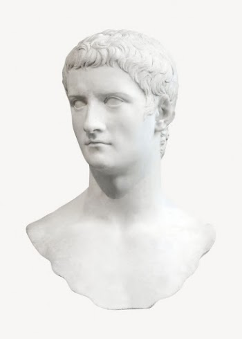 Caligula statue sticker, Greek sculpture | Free PSD - rawpixel