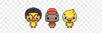 Call Duck Cartoon Animation - ภาพ เคลื่อนไหว การ์ตูน น่า รัก