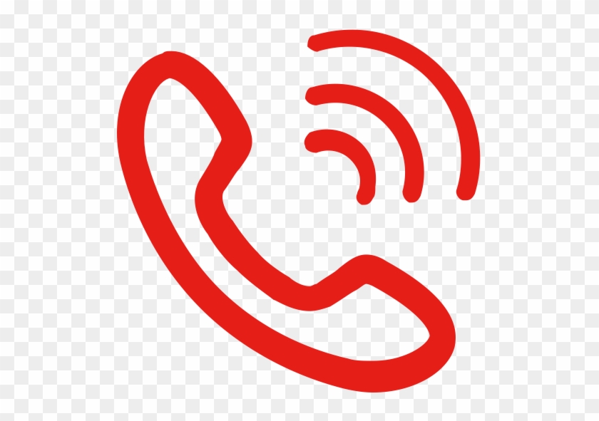 Call, Fax, Mail Icon - Red Call Icon Png