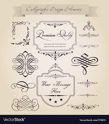  					Calligraphic design elements vector&nbsp;image														