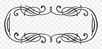 Calligraphy Leaf Border Design