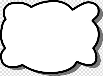 Callout Speech balloon , cloud frame transparent background PNG clipart