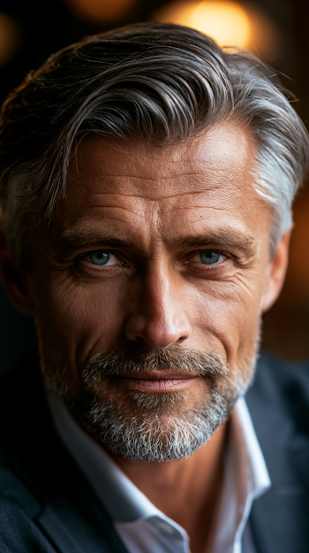 Calm and Confident Male Leader Portrait
