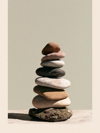 Calm Balance: Zen Stone Stack