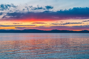 Calm Body of Water during Golden Hour