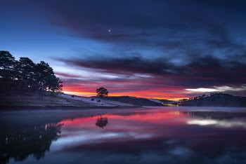 Calm Body of Water during Golden Hour