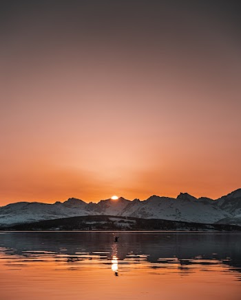 Calm Body Of Water During Golden Hour