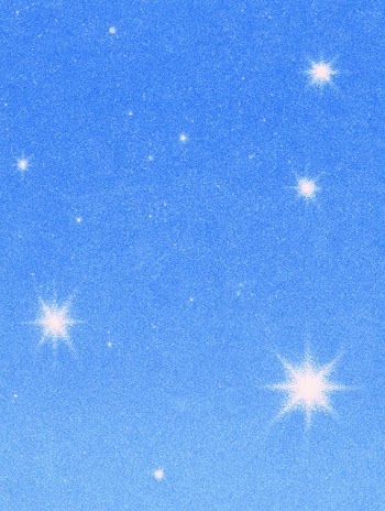 Calm Light Blue Starry Background