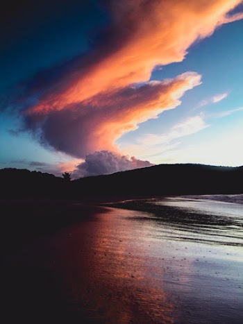 Calm Ocean during Sunset