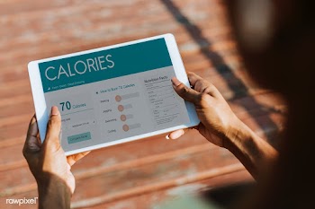 Calorie measurement application | Free stock psd mockup - 560761