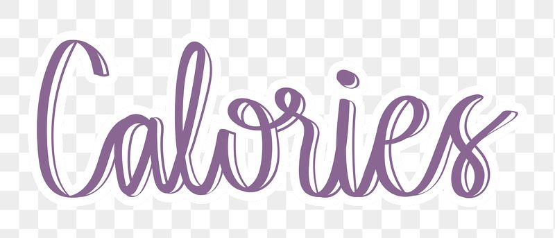 Calories png word sticker typography, | Free PNG - rawpixel