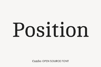 Cambo open source font by Huerta | Free Font Add-on - rawpixel