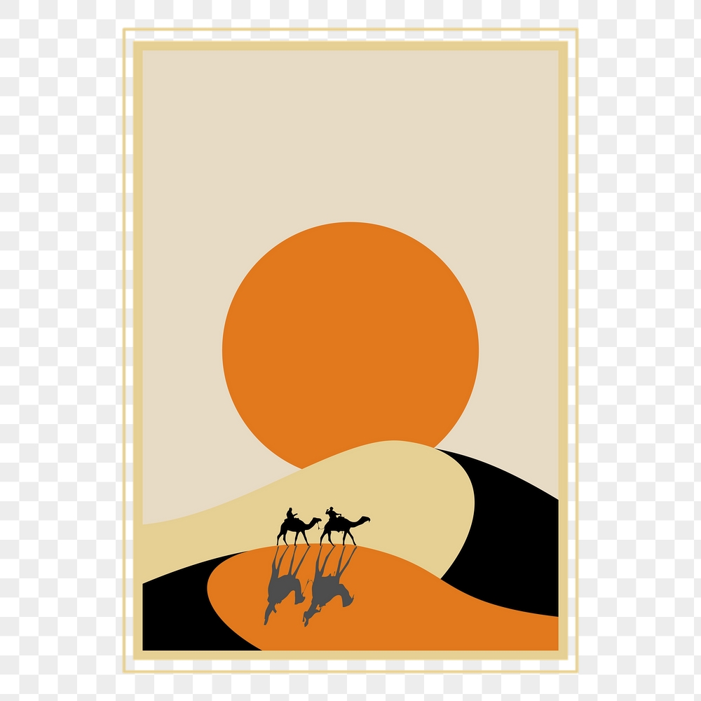 Camel desert png sticker, travel | Free PNG - rawpixel