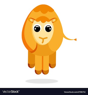 Camel flat vector image
