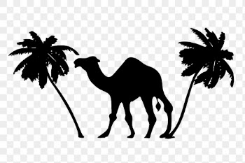 Camel png sticker animal silhouette, | Free PNG - rawpixel